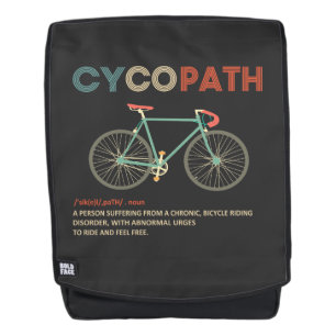 Cycopath Funny Cycling for Cyclists and Bikers Rugtassen