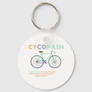 Cycopath Funny Cycling for Cyclists and Bikers . Sleutelhanger