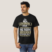 Cycopath Funny Cycling for Cyclists and Bikers T-shirt (Voorkant volledig)