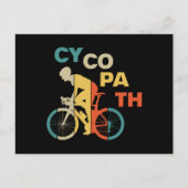 Cycopath Funny Cycling for Cyclists and Bikers Uitnodiging Briefkaart (Voorkant)