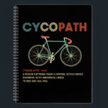Cycopath Funny Cycling Gift for Cyclists Bikers Notitieboek<br><div class="desc">Of je nu fietser of triatleet bent in het racen, fietsen, fietsen, fietsen, fietsen, mountainbiking of gewoon op je fiets rijden, dit cyclopath-shirt is voor jou. Een grappig cadeautje voor een fietser of fietser op zijn verjaardag of kerstcadeautje Cycopath shirt grappige fietsers, fietsers, fietsers, fietsers, wegrijders, fietsers en fietsfanatici t...</div>