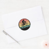 Cycopath Funny Cycling Ronde Sticker (Envelop)