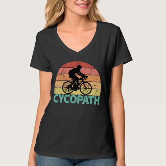 Cycopath Funny Cycling T-shirt (Voorkant)
