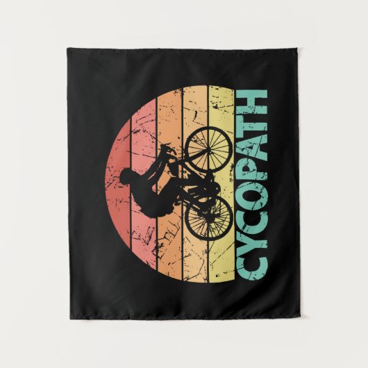 Cycopath Funny Cycling Wandkleed (Voorkant)