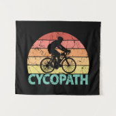 Cycopath Funny Cycling Wandkleed (Voorkant (horizontaal))