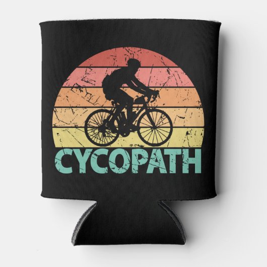 Cycopath Funny Cyclist Blikjeskoeler (Voorkant)