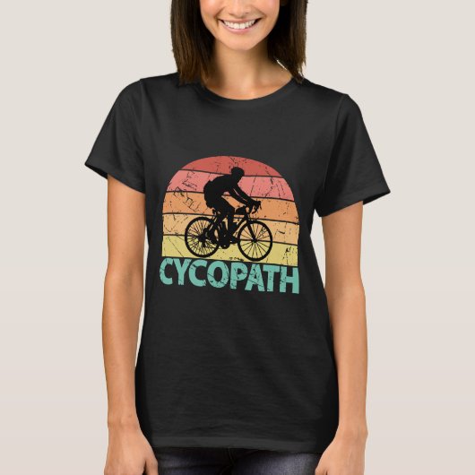 Cycopath Funny Cyclist T-shirt (Voorkant)