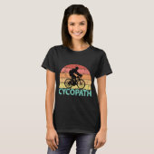 Cycopath Funny Cyclist T-shirt (Voorkant volledig)