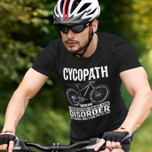 Cycopath, Funny Gift for Cycling T-shirt