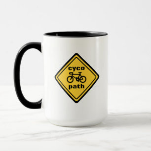 Cycopath Funny Road Sign for Cycopath Lover Hoodie Mok