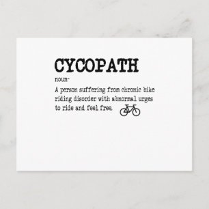 CYCOPATH Grappige Fietsende Fietser Wielrenner Briefkaart