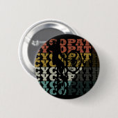 cycopath grappige offroad fiets tekst ronde button 5,7 cm (Voorkant /achterkant)