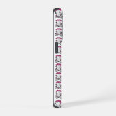 Cycopath Halloween Ghost op Roze Fiets iPhone Hoesje (Rechterkant)