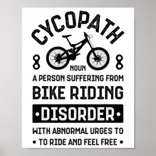 Cycopath Mountainbiken Fietsen Mtb Fiets Poster