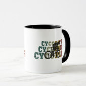 Cycopath - Mountainbiken - Grappige Fiets Mok (Voorkant rechts)
