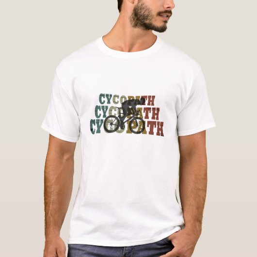Cycopath - Mountainbiken - Grappige Fiets T-shirt (Voorkant)