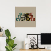 cycopath offroad fietsen wielrennen poster (Thuiskantoor)