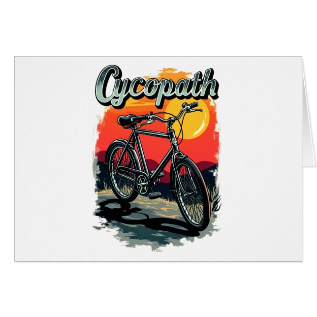 Cycopath: Sunset Bike Design (Voorkant Horizontaal)