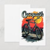 Cycopath: Sunset Bike Design Aankondiging (Voorkant / Achterkant)