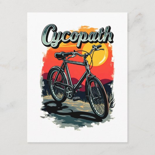 Cycopath: Sunset Bike Design Informatiekaartje (Voorkant)