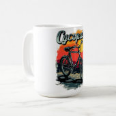 Cycopath: Sunset Bike Design Koffiemok (Voorkant links)