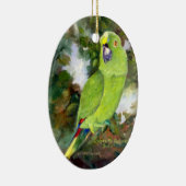 Cydney Yellow Naped Parrot Keramisch Ornament (Rechts)