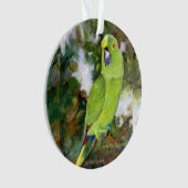 Cydney Yellow Naped Parrot Ornament (voorkant)