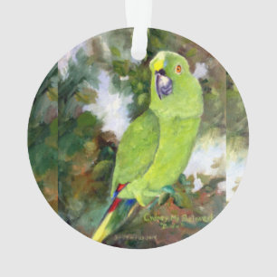 Cydney Yellow Naped Parrot Ornament