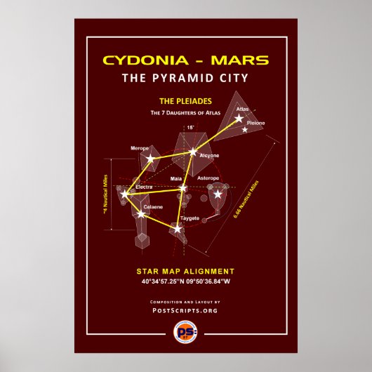 Cydonia-Mars: Pyramide City Poster (Voorkant)