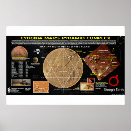 Cydonia - Pyramiden van Mars Poster