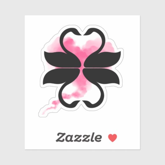 Cygnes Amour Sticker (Vel)