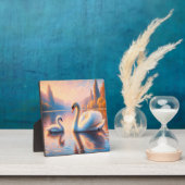 Cygnet en zwaan fotoplaat (Insitu)