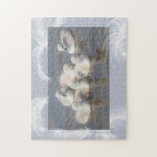 Cygnets & feathers Puzzle Legpuzzel (Verticaal)