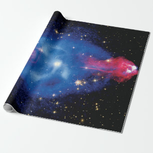 Cygnus A sterrenstelsel Röntgenmontage foto van de Cadeaupapier