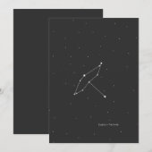 Cygnus, het sterrenbeeld Zwaan Feestdagenkaart (Voorkant / Achterkant)
