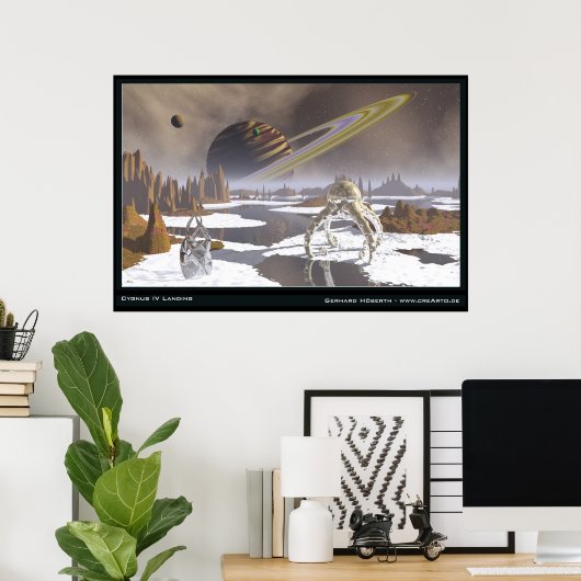 Cygnus IV Landing Poster (Thuiskantoor)