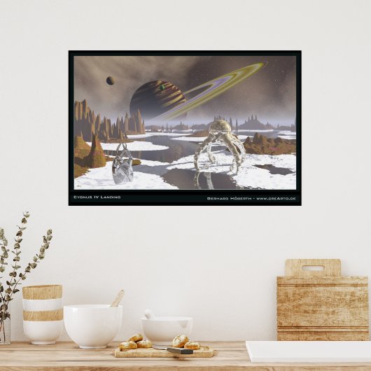 Cygnus IV Landing Poster (Keuken)