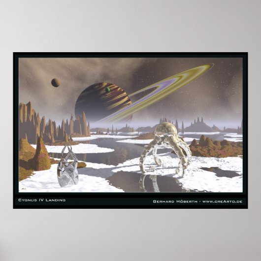 Cygnus IV Landing Poster (Voorkant)