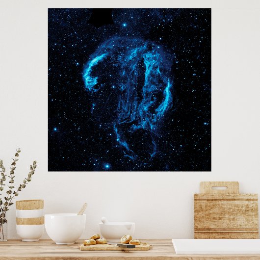 Cygnus Loop Nebula (NASA) Poster (Keuken)