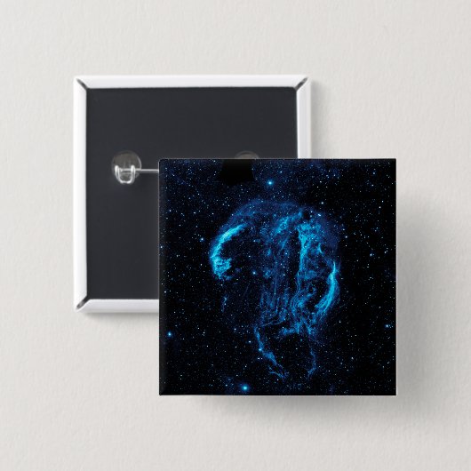 Cygnus Loop Nebula (NASA) Vierkante Button 5,1 Cm (Voorkant /achterkant)