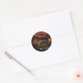 Cygnus Loop Nebula Ronde Sticker (Envelop)