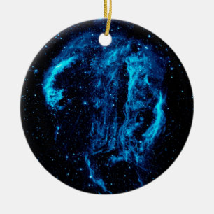 Cygnus Loop Nebula Supernova Remnant NASA Foto Keramisch Ornament