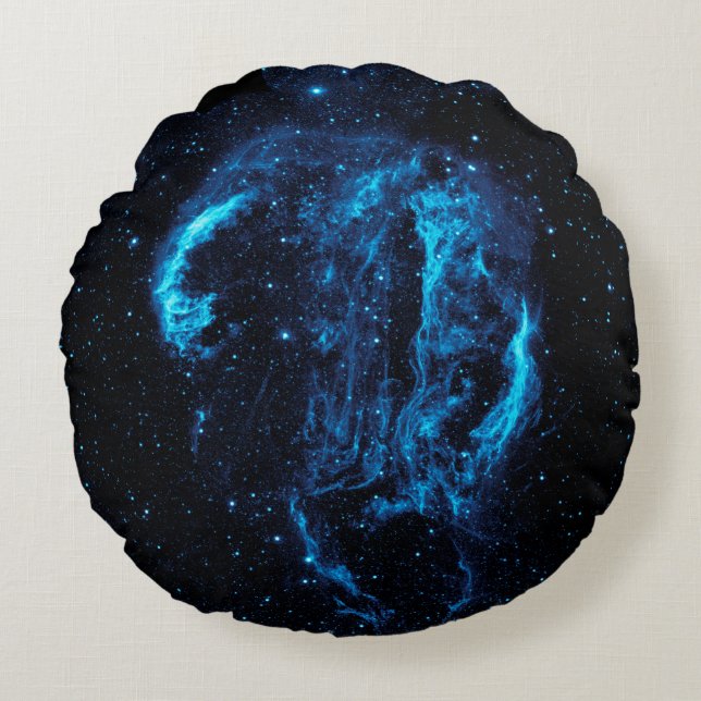 Cygnus Loop-nevel (NASA) Rond Kussen (Voorkant)