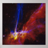 Cygnus Loop Supernova Restnant Poster Print (Voorkant)