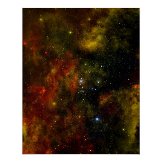 Cygnus OB2 Star-cluster Poster (Voorkant)