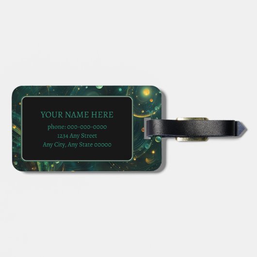 Cygnus Secrets Bagagelabel (Achterkant horizontaal)