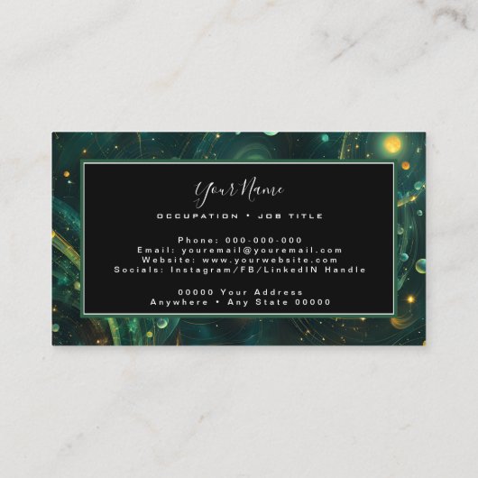 Cygnus Secrets Visitekaartje (Achterkant)