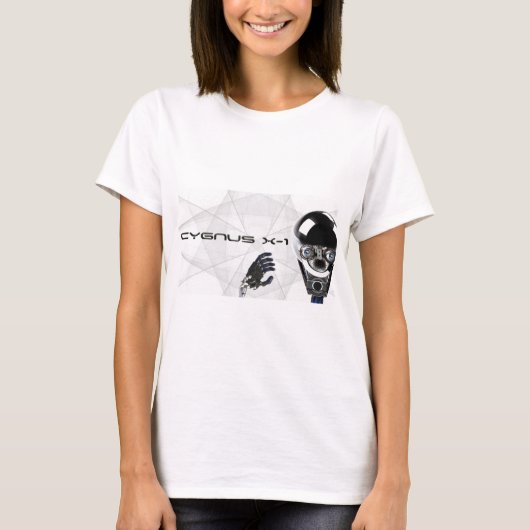 Cygnus X-1 robot logo T's & bit's T-shirt (Voorkant)