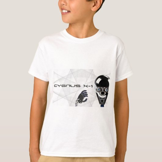 Cygnus X-1 robot logo T's & bit's T-shirt (Voorkant)