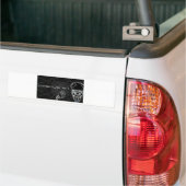 Cygnus X-1 robot logo zwarte T's & bit's Bumpersticker (Op Truck)